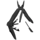 ROXON SPARK Multi Tool Folding Knife, 6.33 overall, Black GRN handle, CM1349