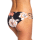 Roxy Beach Classics Full Bikini Bottoms - Womens, Anthracite S New Flowers, Large, ERJX403754-KVJ7-L