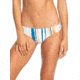 Roxy Beach Classics Full Bikini Bottoms - Womens, Bright White River, Small, ERJX403754-WBB4-S