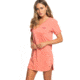 Roxy Pacific Groove Short Sleeve T-Shirt Dress - Womens, Lantana, Small, ERJKD03256-MJM0-S