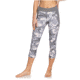 Roxy Take Me To The Beach Capri Sports Leggings - Womens, Charcoal Heather Darwin, Large, ERJWP03029-SZCH-L