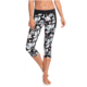 Roxy Take Me To The Beach Capri Sports Leggings - Womens, True Black Story Of, Small, ERJWP03029-XKKW-S