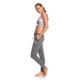 Roxy Welcome To Accapulco Medium Support Sports Bra - Womens, Charcoal Heather Darwin, Large, ERJKT03619-SZCH-L