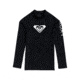 Roxy Whole Hearted Long Sleeve Rashguard - Girls, Anthracite, 10/Medium, ERGWR03182-KVJ0-10/M