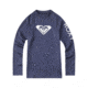 Roxy Whole Hearted Long Sleeve Rashguard - Girls, Mood Indigo, 10/Medium, ERGWR03182-BSP0-10/M