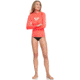 Roxy Whole Hearted Ls - Womens, Fiery Coral, Small, ERJWR03221-MKZ0-S