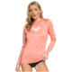 Roxy Wholehearted Long Sleeve Rashguard - Womens, Terra Cotta, Medium, ERJWR03408-MJN0-M