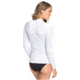 Roxy Wholehearted Long Sleeve Rashguard - Womens, White, Medium, ERJWR03408-WBB1-M