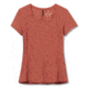 Royal Robbins Amp Lite S/S Tee - Womens, Baked Clay Htr, Large, Y311029-911-L