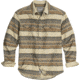 Royal Robbins Clouds Rest Hemp Long SLeeve - Mens, Bistre Pacific Crest Stripe, Medium, Y12600123-224RR-M