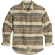 Royal Robbins Clouds Rest Hemp Long SLeeve - Men's, Bistre Pacific Crest Stripe, Medium, Y12600123-224RR-M