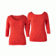 Royal Robbins Kickback To Front Women's 3/4 Sleeve Top, Flame, L 62701-FLAME-L