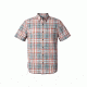 Royal Robbins Mid-Coat Seersucker Plaid Men's Short Sleeve Shirt, North Atlantic Plaid, S 71920-NORTHATLANTIC-S