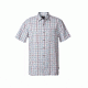 Royal Robbins Mojave Pucker Plaid Men's Short Sleeve Shirt, North Atlantic, M 71917-NORTH ATLANTIC-M