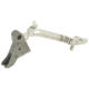 Agency Arms Glock Gen4 17/17L/19/22/23/24/26/27/31/32/33/34/35/37/38/39 Drop-in Flat Trigger w/Connector, Gray, AGEDIT-9-G
