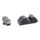 Ameriglo Glock 42 and 43 I-Dot Sight, Green white outline front with green rear, AMGGL-105