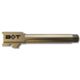 Backup Tactical Glock 19 9MM Threaded Barrel, Flat Dark Earth, BACKG19TB-FDE