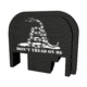 Bastion Glock Dont Tread On Me Slide Back Plate, Black and White, BASGL-SLD-BW-75DTOM