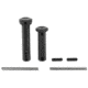 Battle Arms Development AR Rifles Enhanced Pin Set Kit w/ Enhanced Takedown Pin, Pivot Pin, 2 KNS Detents, and 2 Springs, Black, BAD-100-013-491