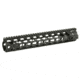 Fortis Manufacturing Continuous Picatinny Top Rail 12 Inch REV II Free Float Rail System, Black, 12 Inch, FORTREV-II-12