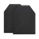 RTS Tactical Armor Panels Relentless Level IIIA HG2 Compression Shirt - Front &amp; Back, Black, Large, RTS-5400-07