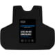 RTS Tactical Concealable Panel Commander Level IIIA HG2 Barrday Kevlar Armor Plate, Non-Curved, Black, Medium, RTS-520211-02