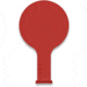 RTS Targets S-150 Veleta Target,150mm,Red, fx-s150r