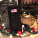 Ruck Up Tactical Christmas Stocking with USA Flag Patch, Black 1115880