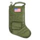 Ruck Up Tactical Christmas Stocking with USA Flag Patch, OD Green 1115881