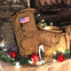Ruck Up Tactical Christmas Stocking with USA Flag Patch, Khaki 1115890