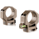 Ruff's Precision Manufacturing 34mm Riflescope Rings w/Co-Linear Bubble Level, High - 1.25in, Set of 2, Flat Dark Earth, CLR-34125-FDE