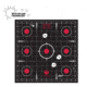Ruger 10/22 Splash Reactive Adhesive Paper Target Kit, Sight-In Grid, 12.5in Square, 5-Targets Per Pack, 27991