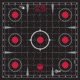 Ruger 10/22 Splash Reactive Adhesive Paper Target Kit, Sight-In Grid, 12.5in Square, 5-Targets Per Pack, 27991