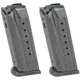 Ruger 90684 Security-9 Value Pack 15rd 9mm Luger Black Oxide Steel 2 Per Pack, Steel, 90684-15RD