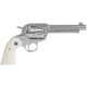 Ruger Bisley Vaquero Revolver, .357 Magnum/.38 Special, 5.5in Barrel, X-Large, Fixed, Stainless Frame, Ivory Style Grip, 6 Round Cylinder, 5130