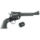 Ruger Blackhawk Convertible Revolver, .357 Magnum/9mm Luger, 6.5in Barrel, Adjustable, Blued Frame, Rubber Grip, 6 Round Cylinder, 318