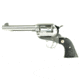 Ruger Sass Vaquero Revolver, .45 Long Colt, 5.5in Barrel, X-Large, Fixed, Stainless Frame, Rubber Grip, 6 Round Cylinder, 5134