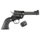 Ruger Single-Six Convertible Revolver, .22 Long Rifle/.22 Winchester Magnum Rimfire, 4.62in Barrel, Adjustable, Blued Frame, Rubber Grip, 6 Round Cylinder, 623