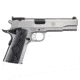 Ruger SR1911 Pistol, 9mm Luger, 5 in barrel, stainless steel frame, custom checkered G10 grip, recoil operated semi-automatic, adjustable target, 9 round magazine, SR1911-9-5-1-FRRMPG