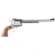 Ruger Super Blackhawk Revolver, .44 Remington Magnum, 10.5in Barrel, X-Large, Adjustable, Stainless Frame, Wood Grip, 6 Round Cylinder, 806