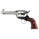 Ruger Vaquero Revolver, .45 Long Colt, 4.62in Barrel, Fixed, Stainless Frame, Wood Grip, 6 Round Cylinder, KNV44