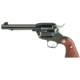 Ruger Vaquero Revolver, .45 Long Colt, 5.5in Barrel, Fixed, Blued Frame, Wood Grip, 6 Round Cylinder, 5101