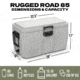 Rugged Road 85 Cans Version 2 Hard Cooler, Sahara Tan, RR85 V2 - Sahara Tan