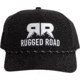 Rugged Road Rope Hat, Black, One Size, Rope Hat - Black