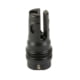 Rugged Suppressors R3 Flash Mitigation System Flash Hider, 7.62x39mm, M18x1, Black, FH012