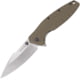 RUIKE P843 Linerlock Folding Knife, 3.75" satin finish Sandvik 14C28N stainless blade, Tan textured G10 handle, P843-W