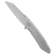 Ruike RUIKE P831S-SA Frame Lock Knife 3Cr14N 3.35" Sandblast, Gray, Sandvik 14C28N, adult, BHQ-193606