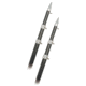 RUPP Marine 15' Fixed Carbon Fiber Outrigger Poles 1.5" - Silver 57414