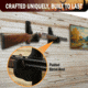 Rush Creek Creations 2-Piece Padded Gun Display Wall Hooks, Black, 38-5073