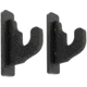 Rush Creek Creations 2-Piece Padded Gun Display Wall Hooks, Black, 38-5073